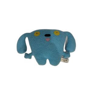 Uglydoll Ket Blue Plush Stuffed Animal Yellow Eyes Pretty Ugly LLC 6"